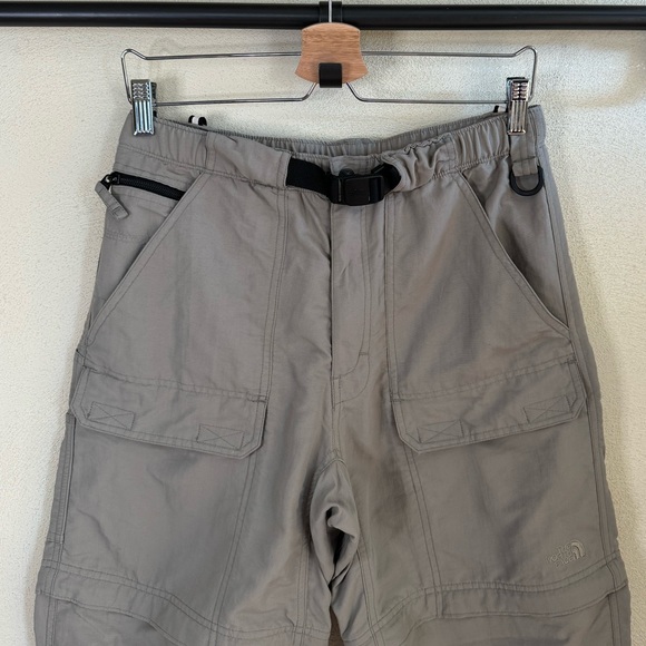 The North Face Tan / Khaki Paramount Trail Convertible Cargo Pants Belt Men’s S - Picture 3 of 14